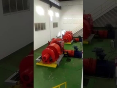 프랜시스 물 터빈 가동