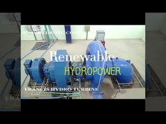 작은 수평 셰프트 프랜시스 수력 터빈 / 프랜시스 수력 터빈 0.1MW - 50MW