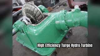 효율적인 Turgo 수력 터빈 100KW~2000KW 전력 솔루션