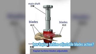 Kaplan 조정 가능한 러너의 블레이드 회전.