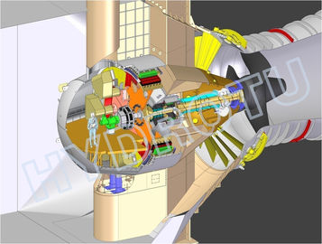 대 방전 및 저수위 헤드로 0.1MW - 10MW 벌브 수력 터빈 / 워터 터빈
