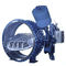 수력 전기 프로젝트 용 직경 50 - 3000 mm 유압 카운터 웨이트 플랜지 버터 플라이 밸브