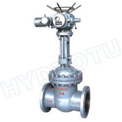 100-1600mm 직경 및 탄소강 재질의 전동/수동 플랜지형 게이트 밸브