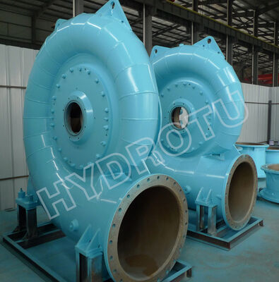 강철로 제작된 프란시스 터빈 러너 전기 출력 0.1MW-200MW 수력 발전 부품