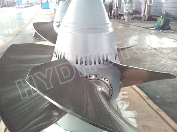 100-1000KW 스테인리스 스틸 러너 블레이드와 ZG20SiMn 가이드 플레인을 가진 수력 터빈