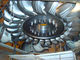 높은 맨 위 수력 전기 프로젝트를 위한 4개의 분사구를 가진 갱구 전류 물 터빈 Pelton 수직 수력 전기 터빈